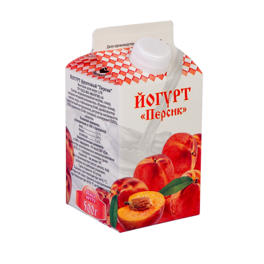 Йогурт "персик" м.д.ж.1,5%